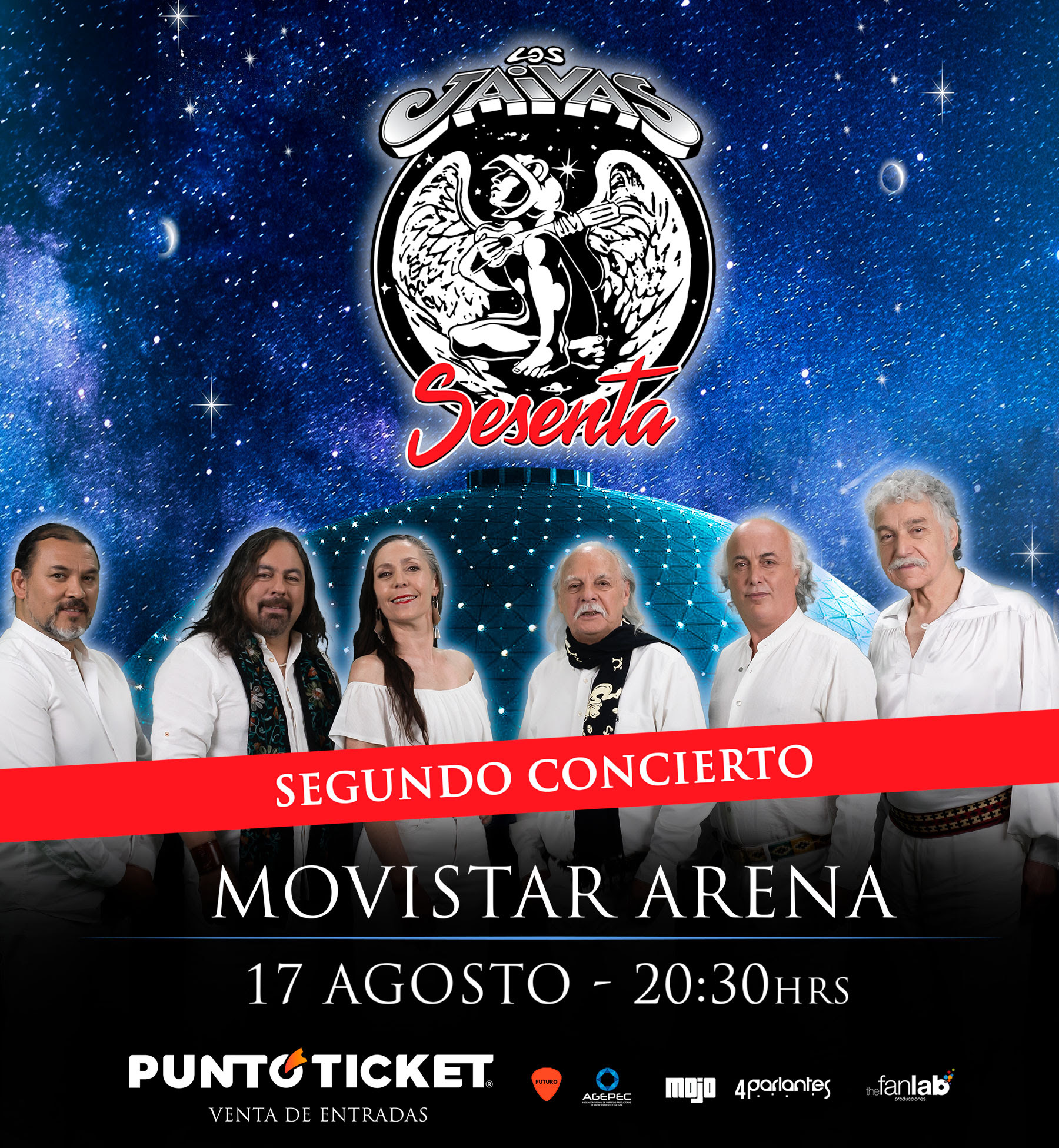 60 años: Los Jaivas agendan segundo show en Movistar Arena